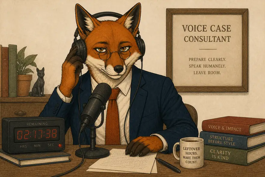 Out loud, The way the interview actually sounds.